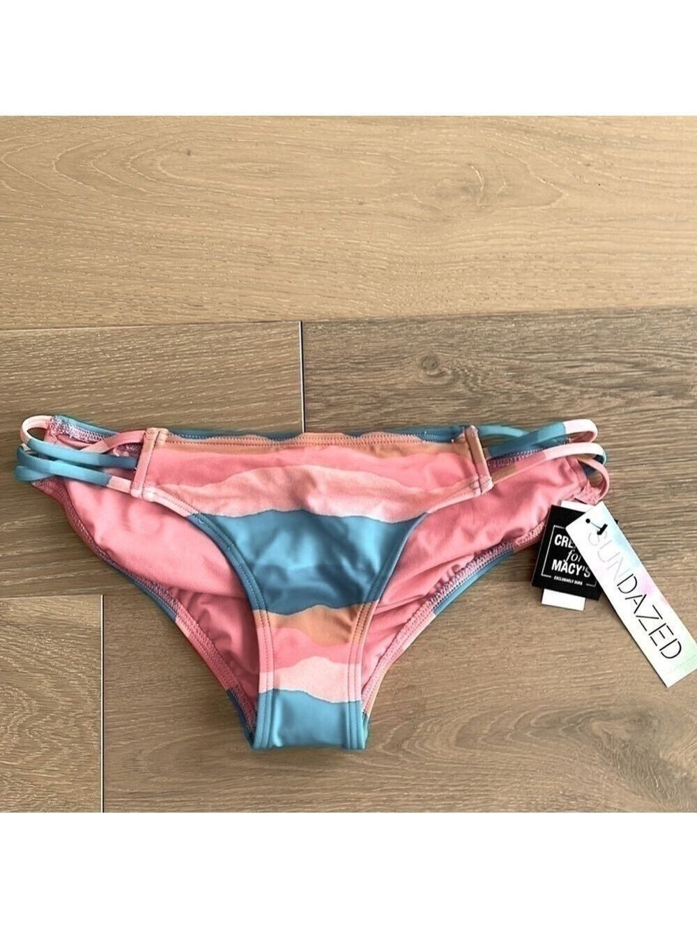 Nwt Sundazed Jade Stunner Strappy Swim Bikini Bottom - Picture 2 of 5